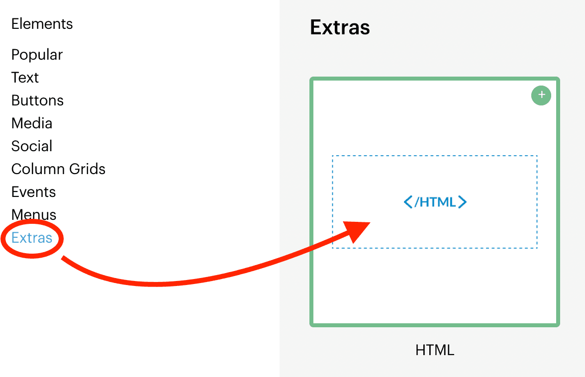 HTML embed selection in VistaPrint