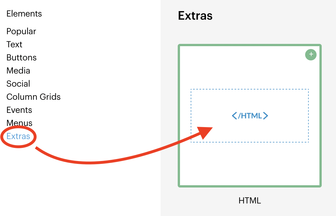HTML embed selection in VistaPrint